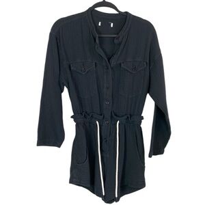Overlover gray textured romper